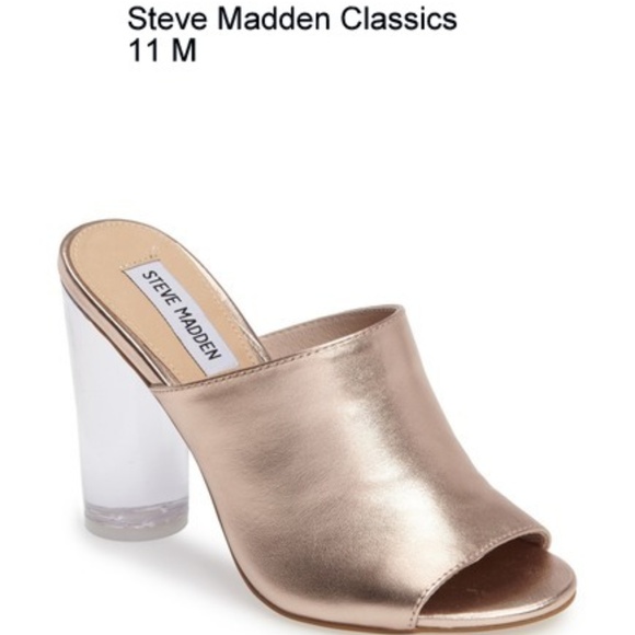 steve madden gold mules